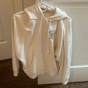 American eagle light yellow hoodie